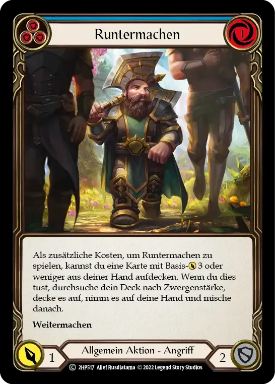 Belittle (Blue) — History Pack 2 - Black Label — Flesh and Blood