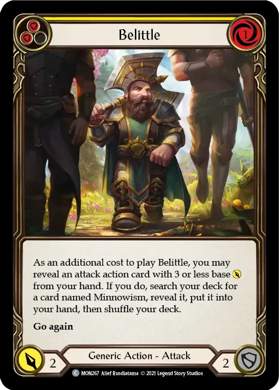 Belittle (Yellow) — Monarch — Flesh and Blood