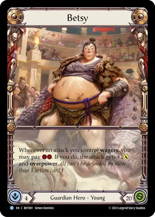 Betsy — Betsy - Heavy Hitters Blitz Deck — Flesh and Blood