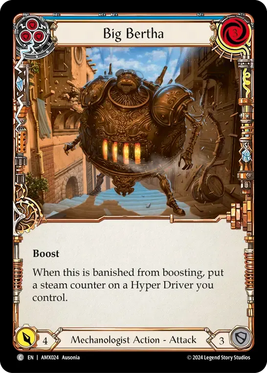 Big Bertha (Blue) — Armory Deck - Maxx 'The Hype' Nitro — Flesh and Blood