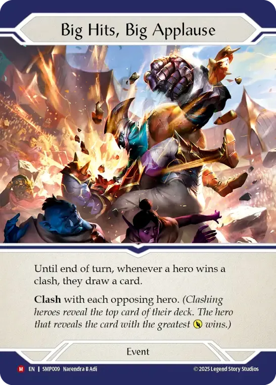 Big Hits, Big Applause — Smash Palace — Flesh and Blood