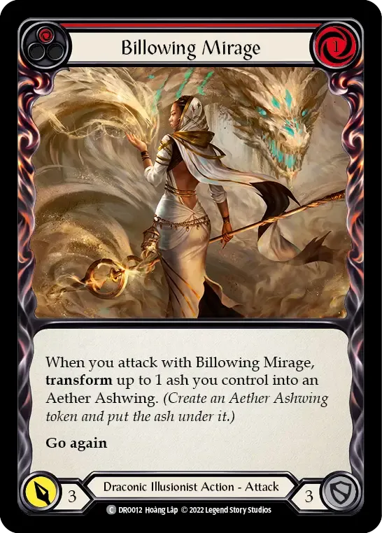 Billowing Mirage (Red) — Dromai - Blitz Deck — Flesh and Blood