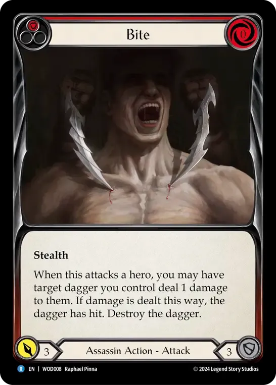 Bite (Red) — The Hunted Blitz Deck - Arakni, Web of Deceit — Flesh and Blood