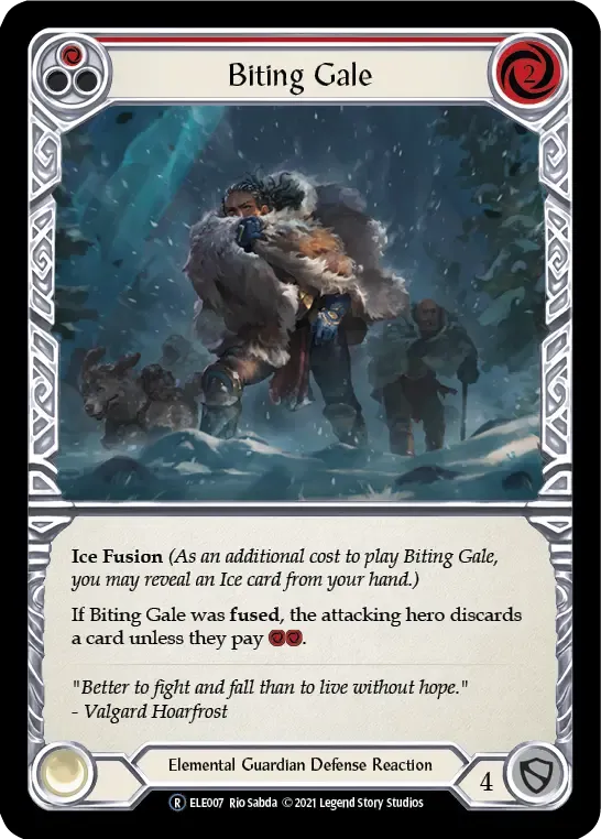 Biting Gale (Red) — Tales of Aria - Unlimited — Flesh and Blood