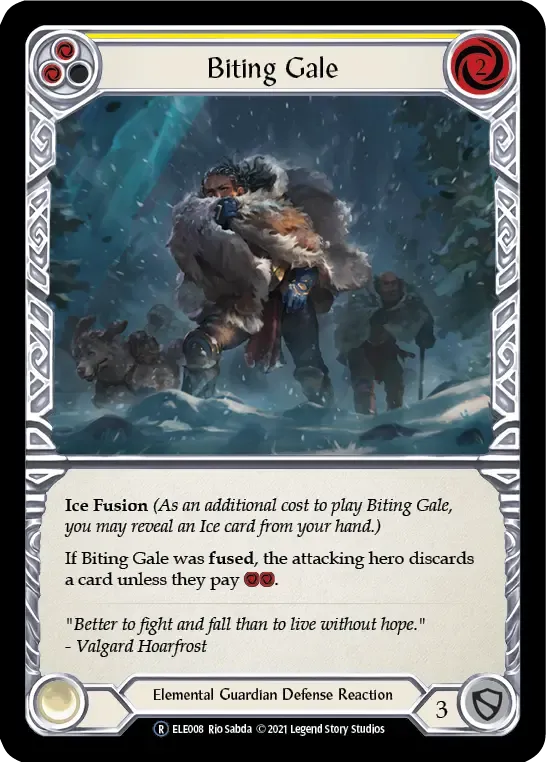 Biting Gale (Yellow) — Tales of Aria - Unlimited — Flesh and Blood