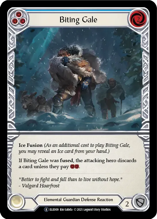 Biting Gale (Blue) — Tales of Aria - Unlimited — Flesh and Blood