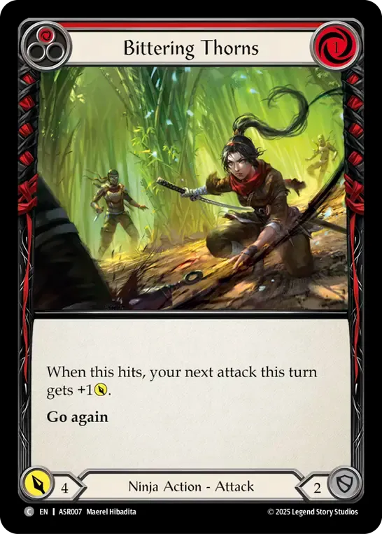 Bittering Thorns (Red) — Armory Deck - Ira, Scarlet Revenger — Flesh and Blood