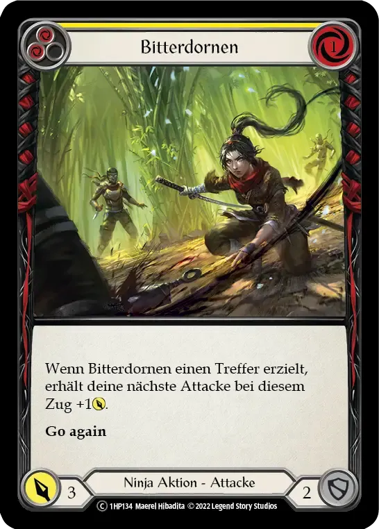 Bittering Thorns (Yellow) — History Pack 1 - Black Label — Flesh and Blood