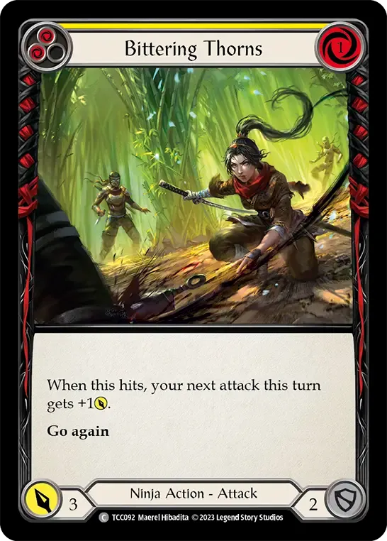 Bittering Thorns (Yellow) — Round the Table: TCC x LSS — Flesh and Blood
