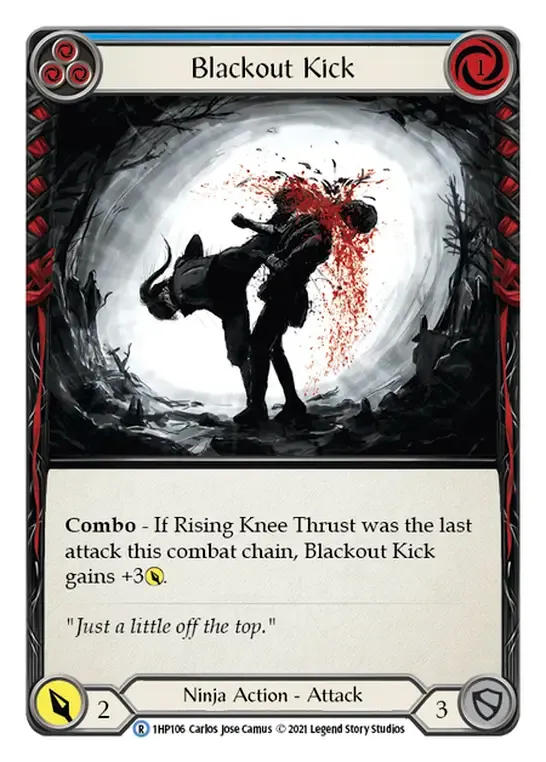 Blackout Kick (Blue) from History Pack 1 - Flesh and Blood