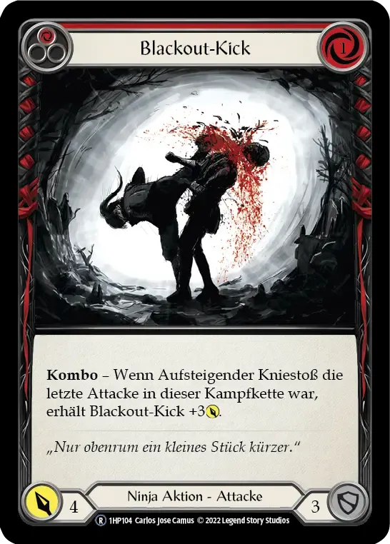 Blackout Kick (Red) from History Pack 1 - Black Label - Flesh and Blood