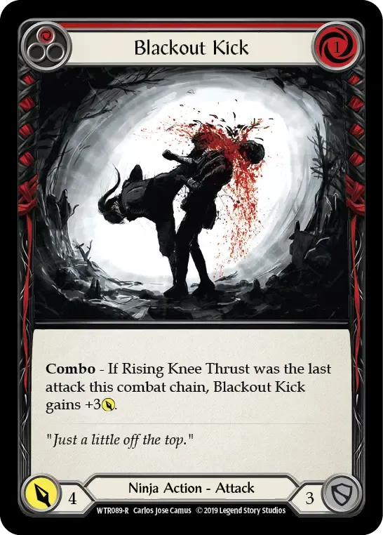 Blackout Kick (Red) — Welcome to Rathe — Flesh and Blood