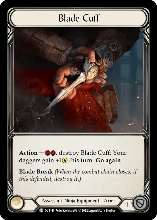 Blade Cuff — Outsiders — Flesh and Blood