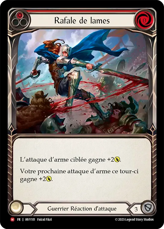 Rafale de lames — Heavy Hitters — Flesh and Blood