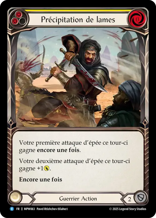 Précipitation de lames — Mastery Pack Warrior — Flesh and Blood