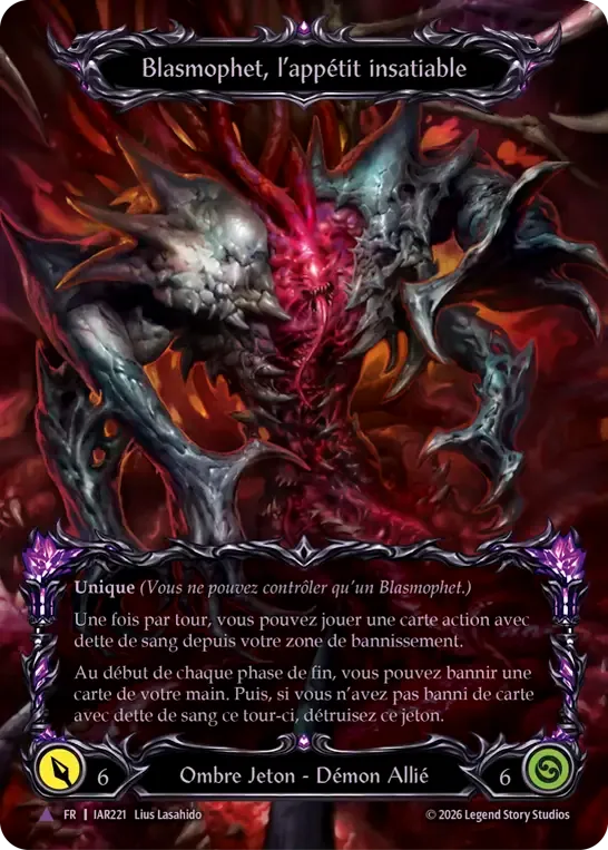 Blasmophet, the Insatiable Hunger — Usurp the Shadow Throne — Flesh and Blood