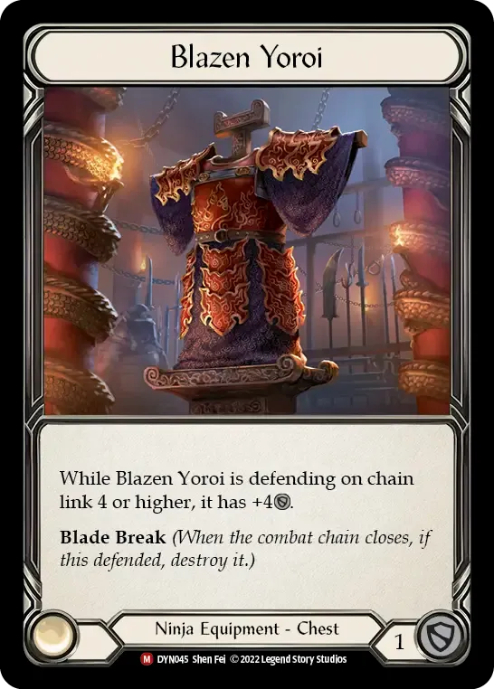 Blazen Yoroi — Dynasty — Flesh and Blood
