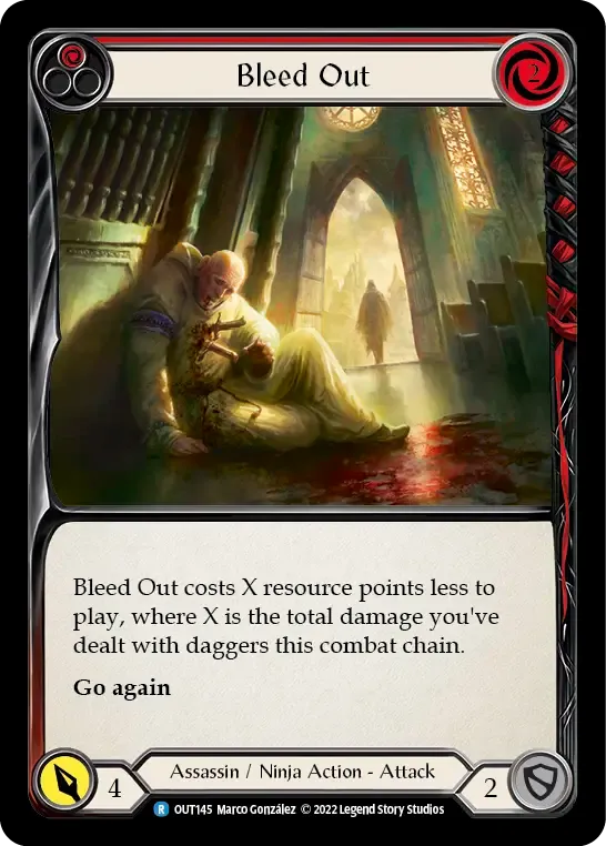 Bleed Out (Red) — Outsiders — Flesh and Blood