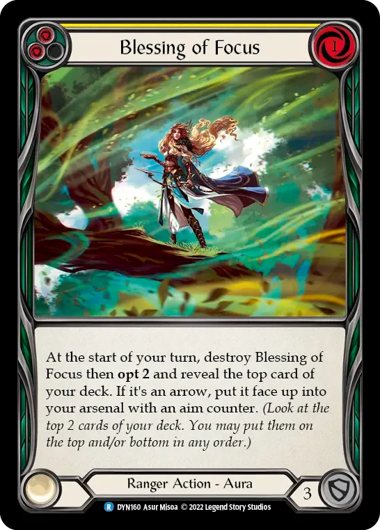 Blessing of Focus (Yellow) — Dynasty — Flesh and Blood