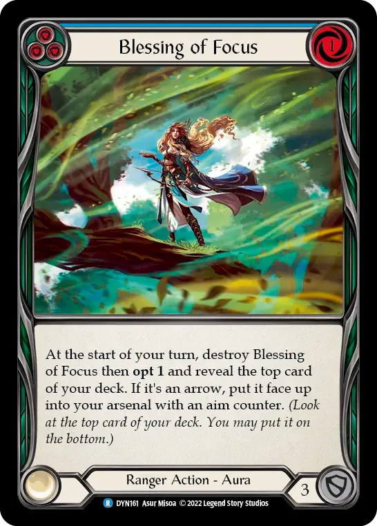 Blessing of Focus (Blue) — Dynasty — Flesh and Blood