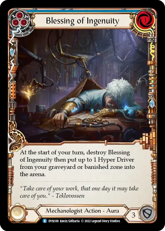 Blessing of Ingenuity (Blue) — Dynasty — Flesh and Blood