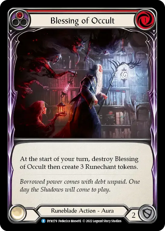 Blessing of Occult (Red) — Dynasty — Flesh and Blood