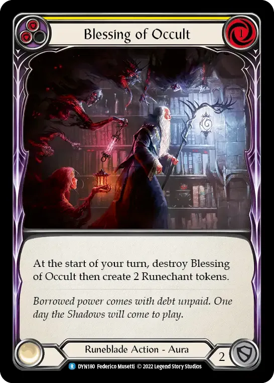 Blessing of Occult (Yellow) — Dynasty — Flesh and Blood