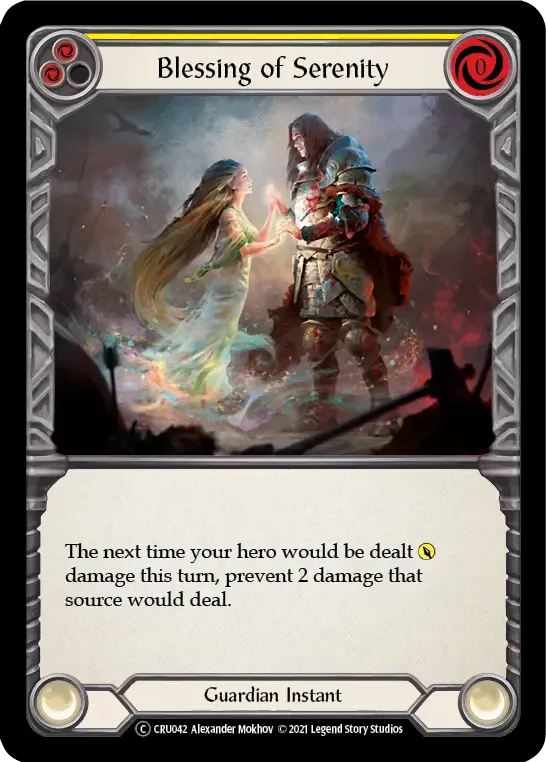 Blessing of Serenity (Yellow) — Crucible of War - Unlimited — Flesh and Blood