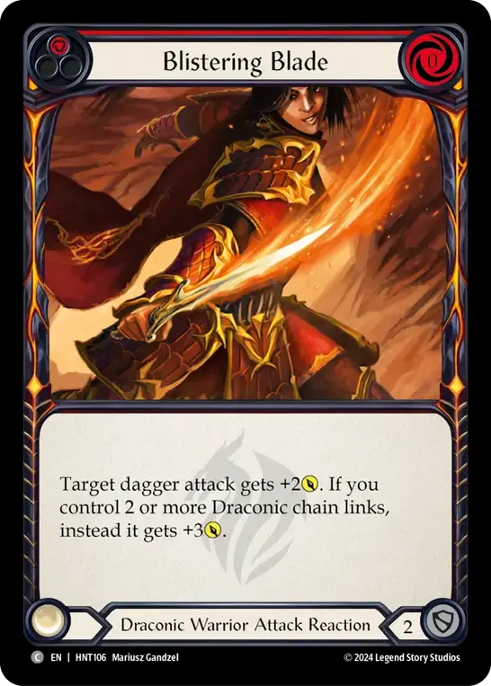 Lame calcinante — The Hunted — Flesh and Blood