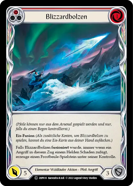 Blizzard Bolt (Red) — History Pack 2 - Black Label — Flesh and Blood
