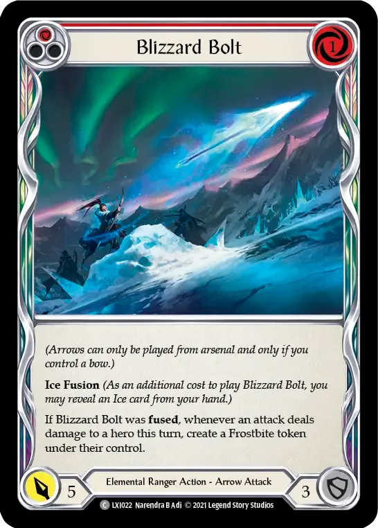 Blizzard Bolt (Red) — Lexi - Blitz Deck — Flesh and Blood