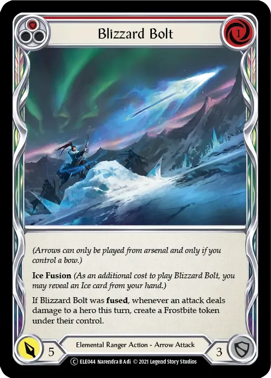Blizzard Bolt (Red) — Tales of Aria - Unlimited — Flesh and Blood