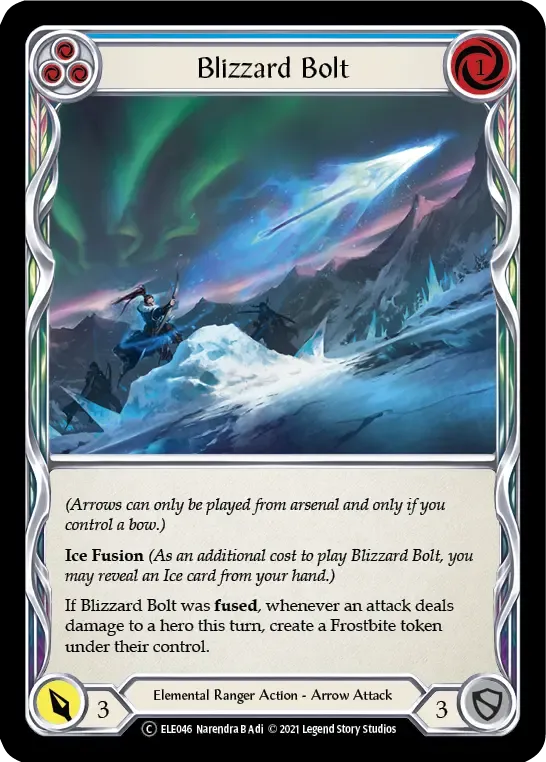 Blizzard Bolt (Blue) — Tales of Aria - Unlimited — Flesh and Blood