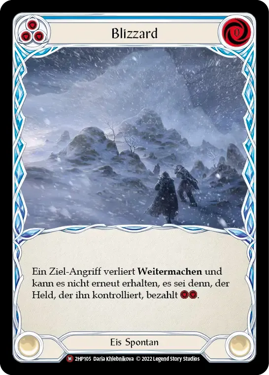 Blizzard from History Pack 2 - Black Label - Flesh and Blood