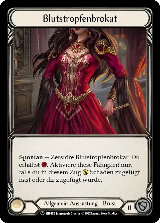 Blood Drop Brocade — History Pack 2 - Black Label — Flesh and Blood