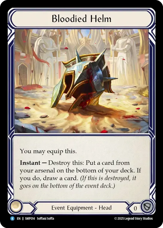 Bloodied Helm — Smash Palace — Flesh and Blood