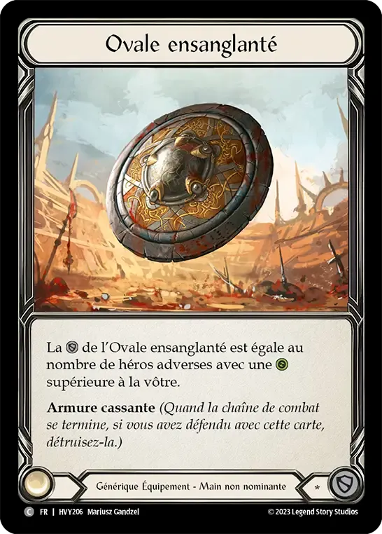 Ovale ensanglanté — Heavy Hitters — Flesh and Blood