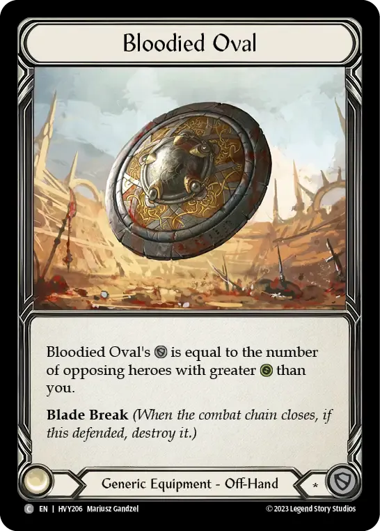Bloodied Oval — Heavy Hitters — Flesh and Blood