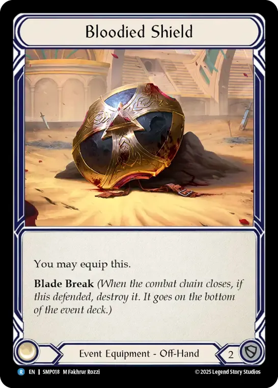 Bloodied Shield — Smash Palace — Flesh and Blood