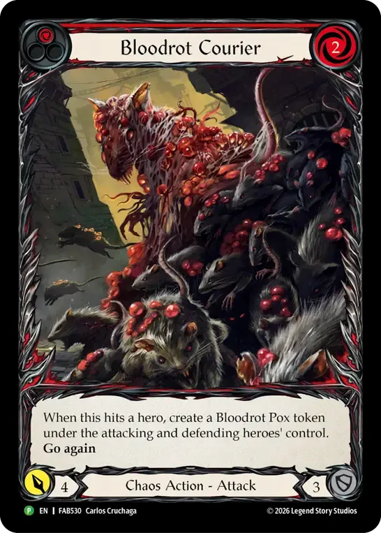Bloodrot Courier — Flesh and Blood: Promo Cards — Flesh and Blood