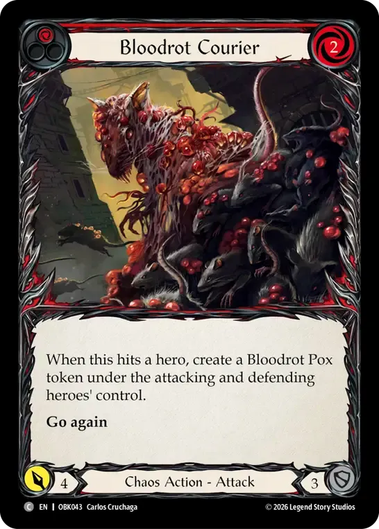 Bloodrot Courier (Red) — Outbreak — Flesh and Blood