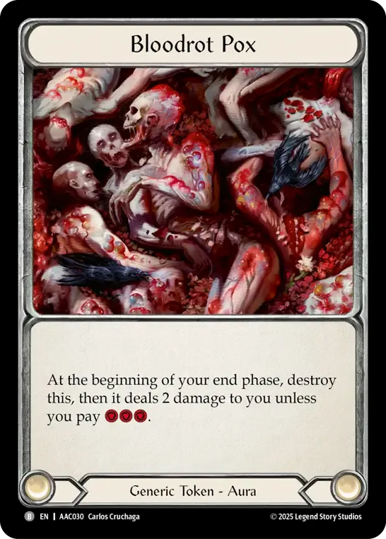 Bloodrot Pox — Armory Deck - Arakni, 5L!p3d 7hRu 7h3 cR4X — Flesh and Blood