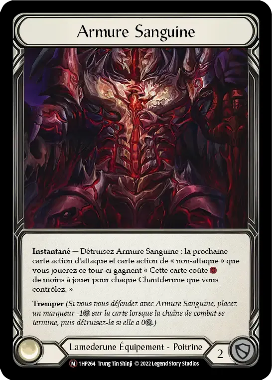 Armure Sanguine — History Pack 1 - Black Label — Flesh and Blood