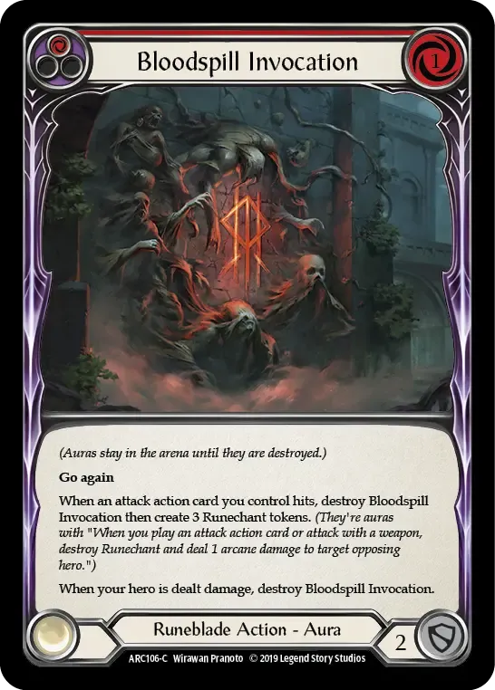 Bloodspill Invocation (Red) from Arcane Rising - Flesh and Blood