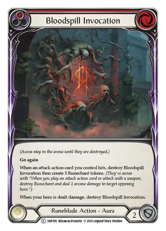 Bloodspill Invocation (Red) — History Pack 1 — Flesh and Blood