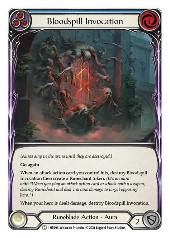 Bloodspill Invocation (Blue) from History Pack 1 - Flesh and Blood