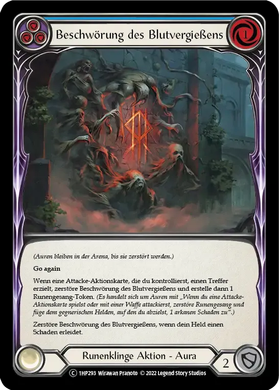 Bloodspill Invocation (Blue) — History Pack 1 - Black Label — Flesh and Blood