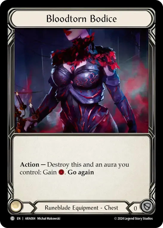 Bloodtorn Bodice — Rosetta Blitz Deck - Aurora — Flesh and Blood
