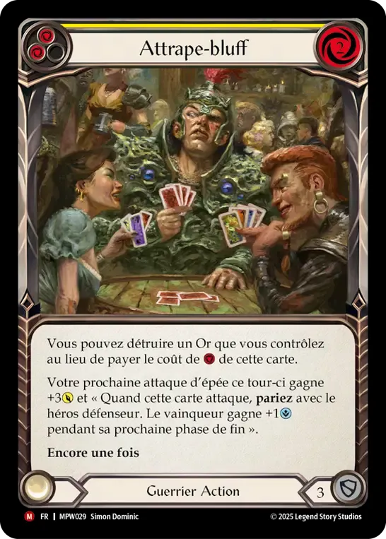 Attrape-bluff — Mastery Pack Warrior — Flesh and Blood