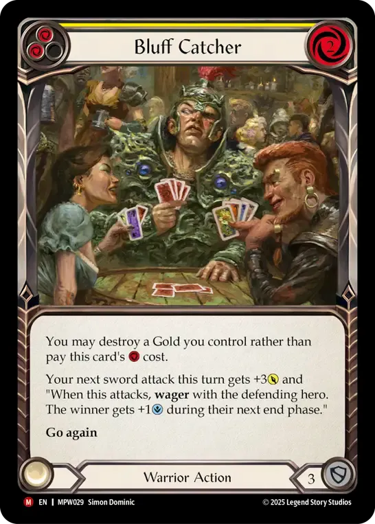 Bluff Catcher — Mastery Pack Warrior — Flesh and Blood